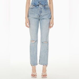 Denim Forum Size 26 High Rise Loose Jeans. 29L.